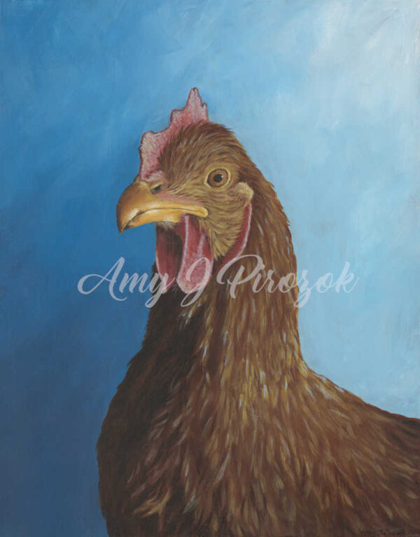 Little Red Hen Acrylic